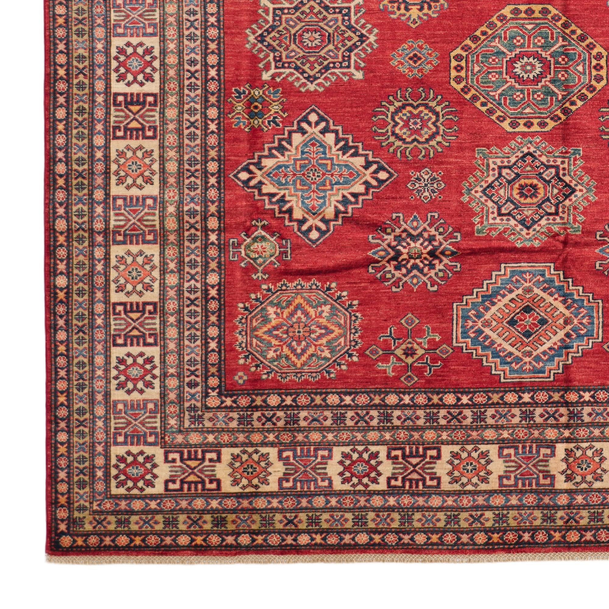 255cm x 340cm Hand Knotted Kazak Rug