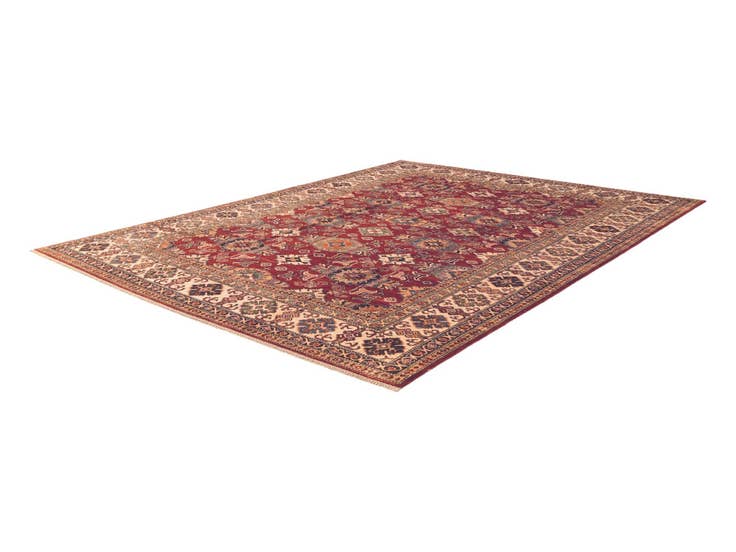 Detailansicht von 255cm x 330cm Handgeknüpft Kazak Teppich