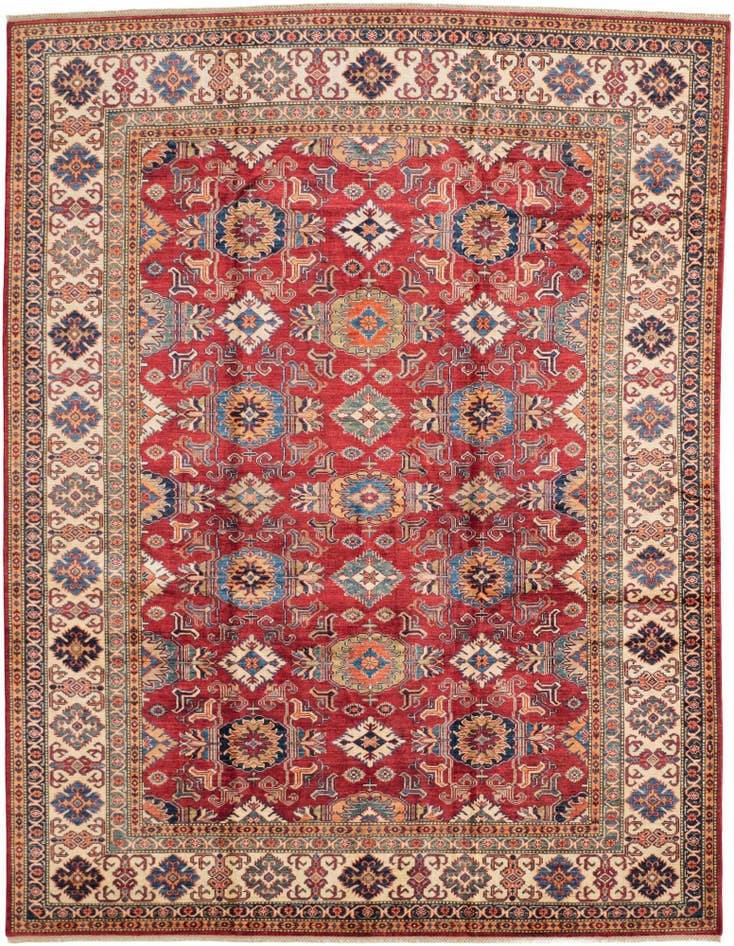 Detailansicht von 255cm x 330cm Handgeknüpft Kazak Teppich