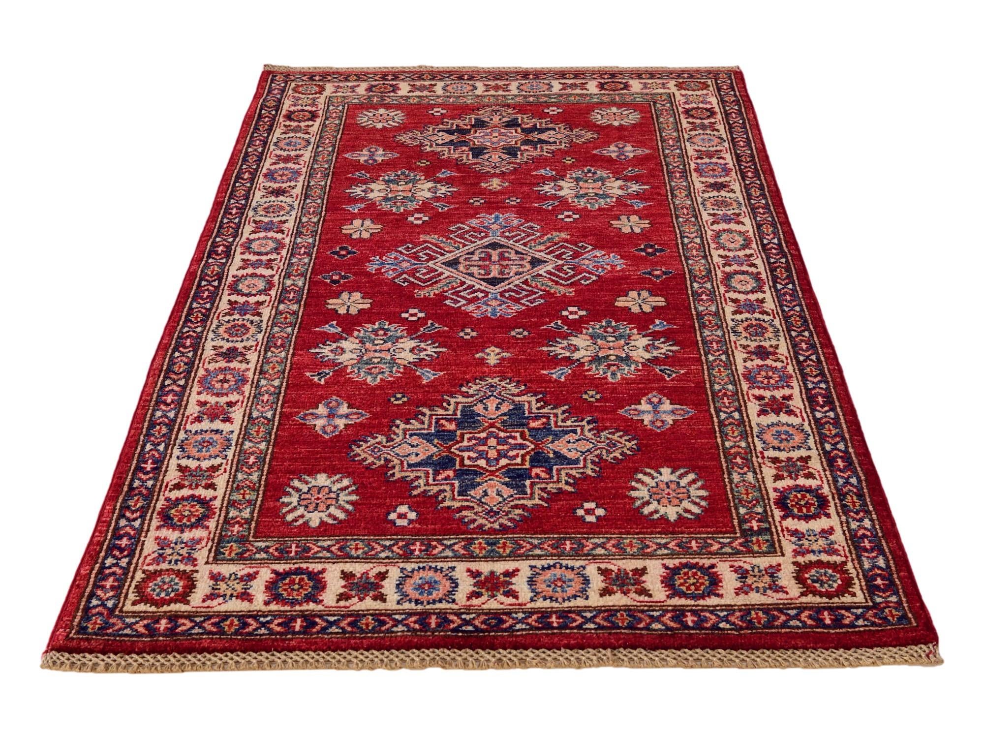 3' 1 x 5' 1 Hand Knotted Kazak Rug