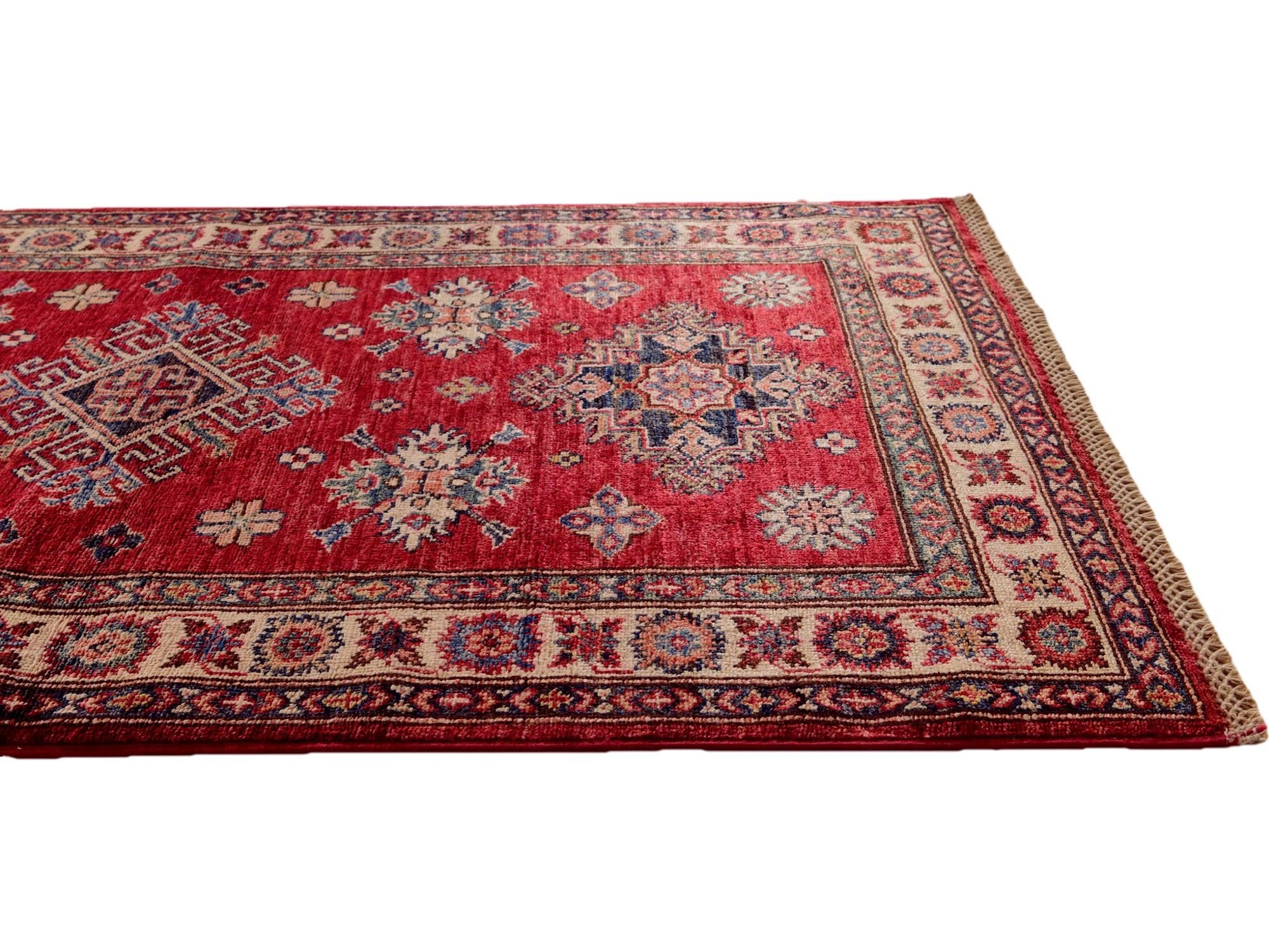 3' 1 x 5' 1 Hand Knotted Kazak Rug