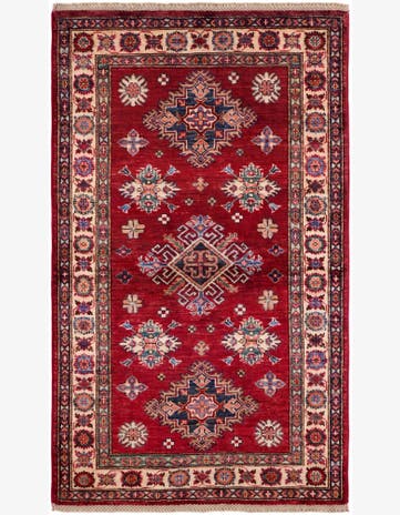 3' 1 x 5' 1 Hand Knotted Kazak Rug
