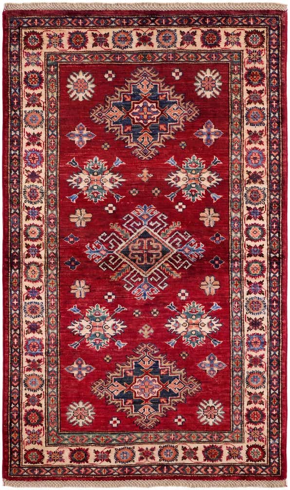 3' 1 x 5' 1 Hand Knotted Kazak Rug