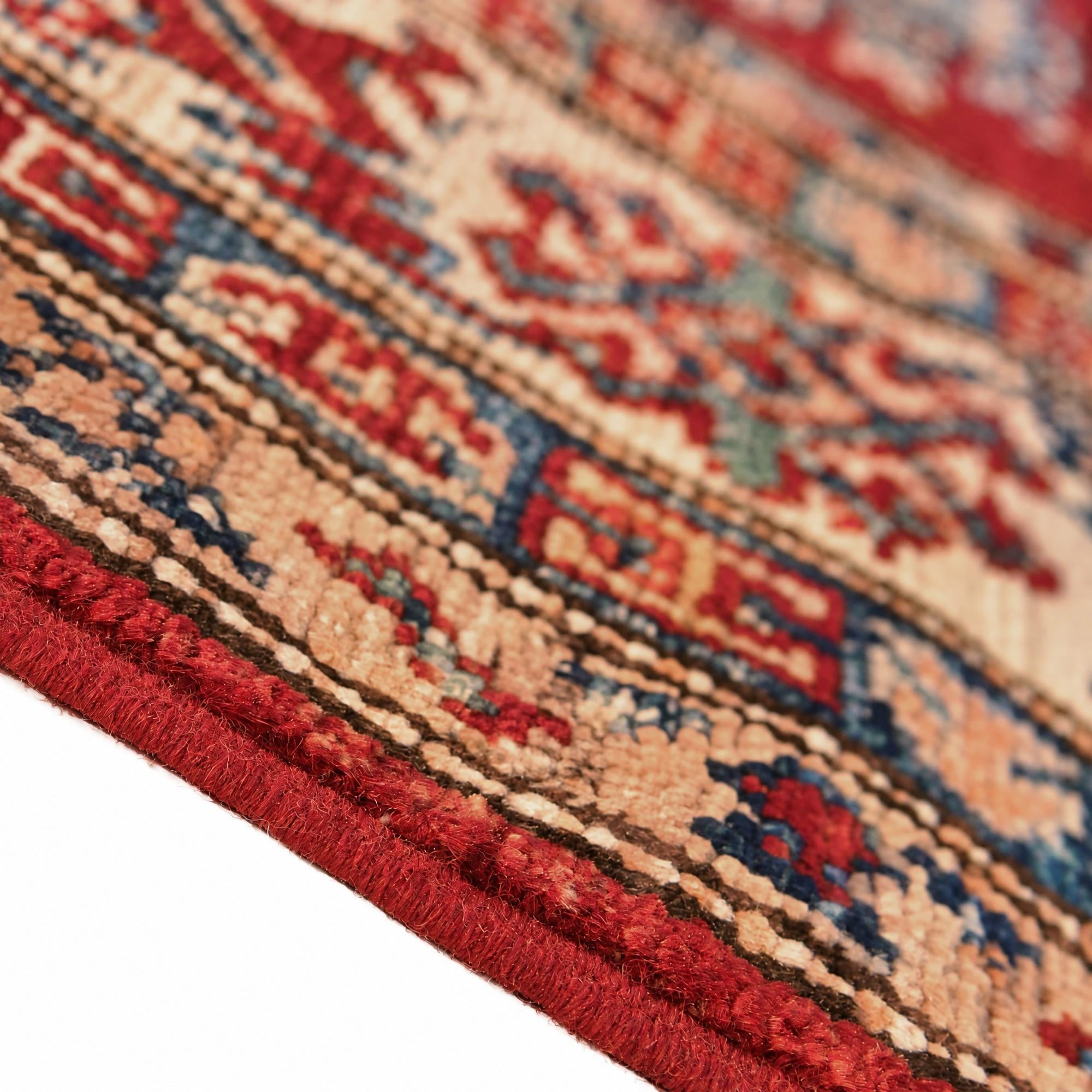125cm x 190cm Hand Knotted Kazak Rug