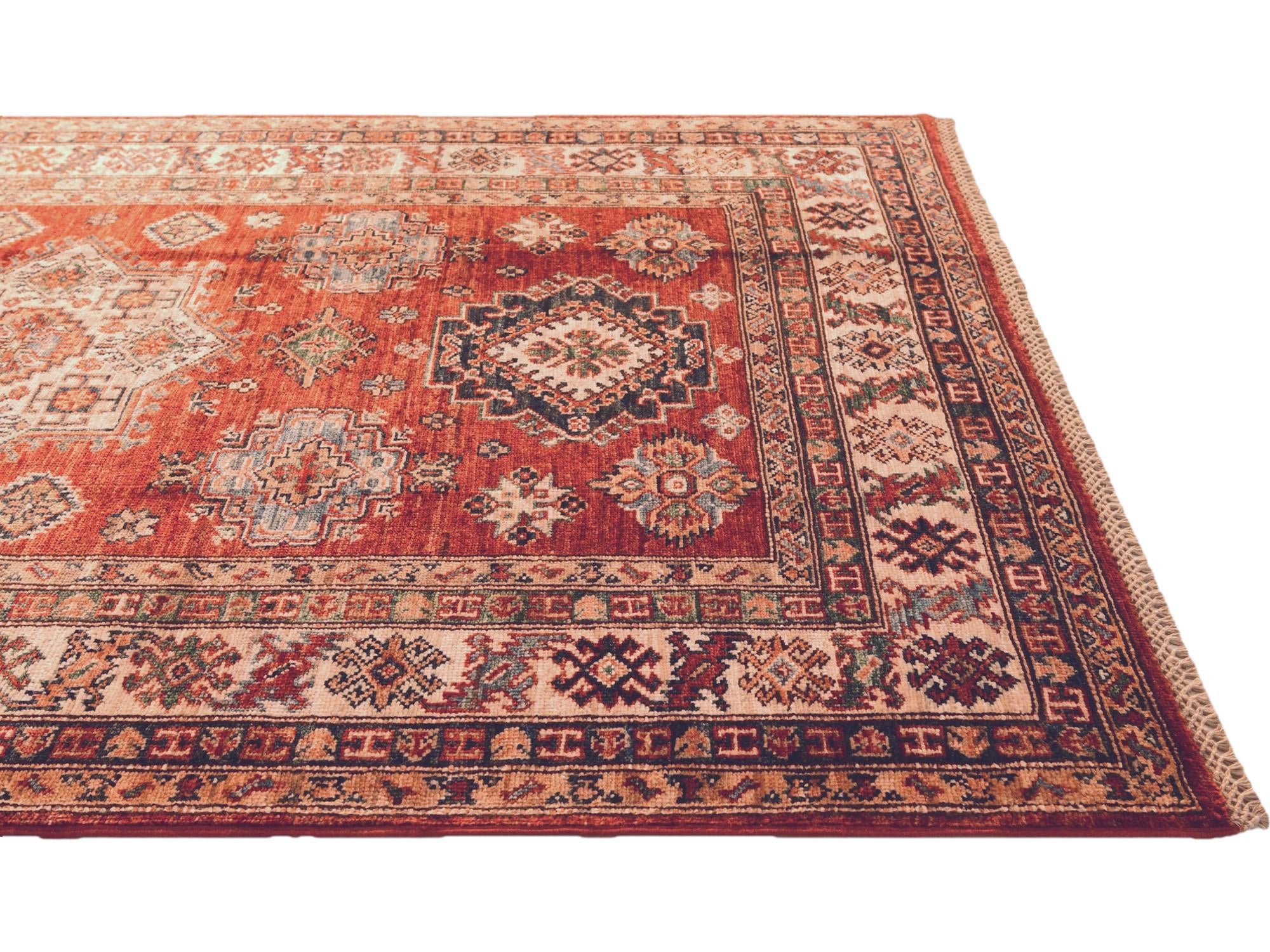 4' 1 x 6' 2 Hand Knotted Kazak Rug