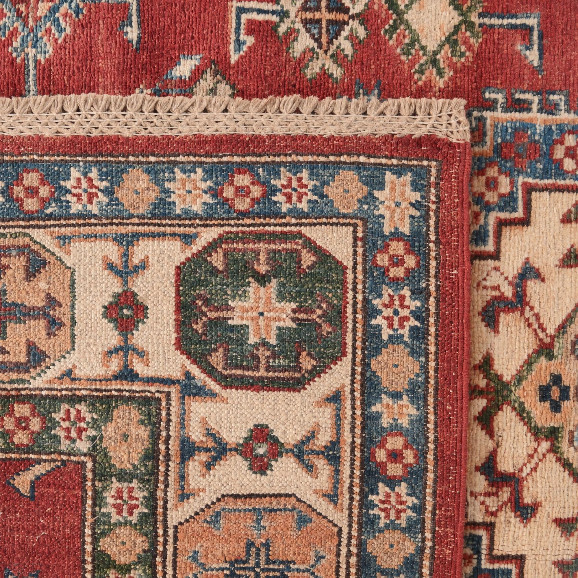 135cm x 180cm Handgeknüpft Kazak Teppich