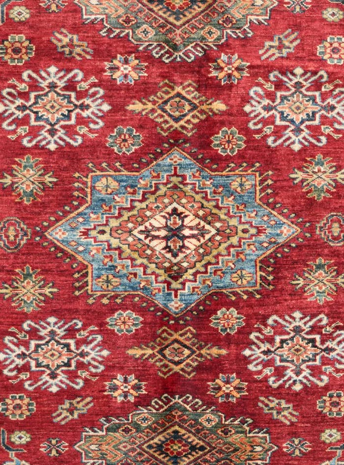 Detail image of 5' 1 x 6' 2 Hand Knotted Kazak Rug