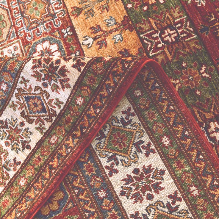 Detail image of 5' x 6' 10 Hand Knotted Kazak Rug