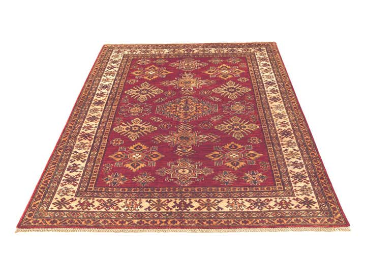 5' x 6' 8 Hand Knotted Kazak Rug