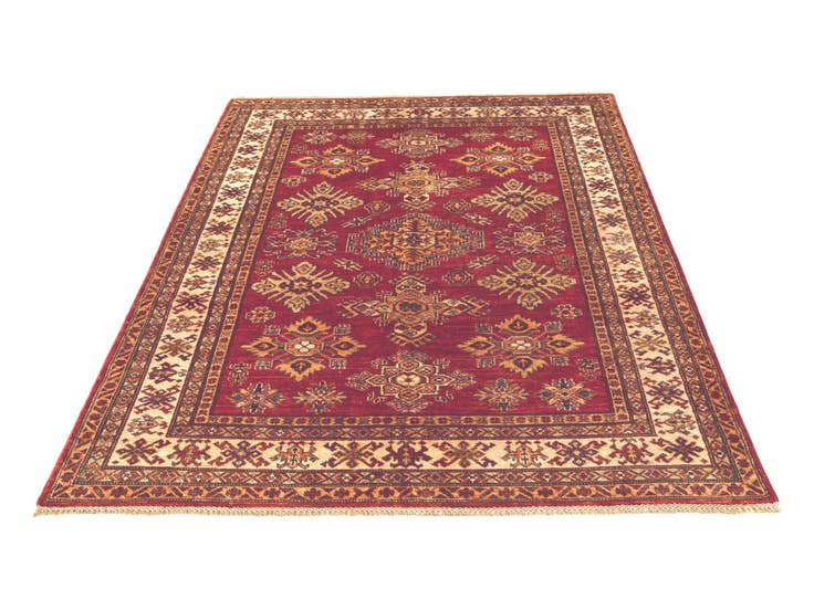 Detail image of 5' x 6' 8 Hand Knotted Kazak Rug