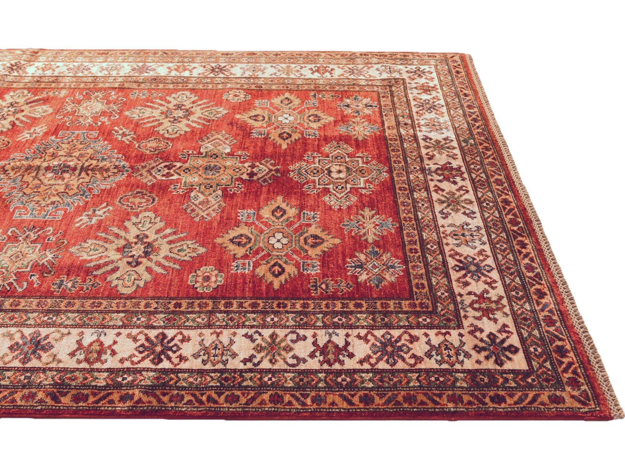 5' x 6' 8 Hand Knotted Kazak Rug