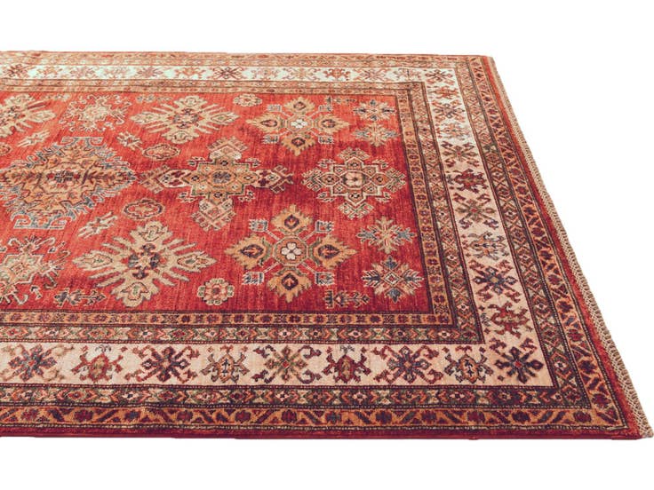 Detail image of 5' x 6' 8 Hand Knotted Kazak Rug