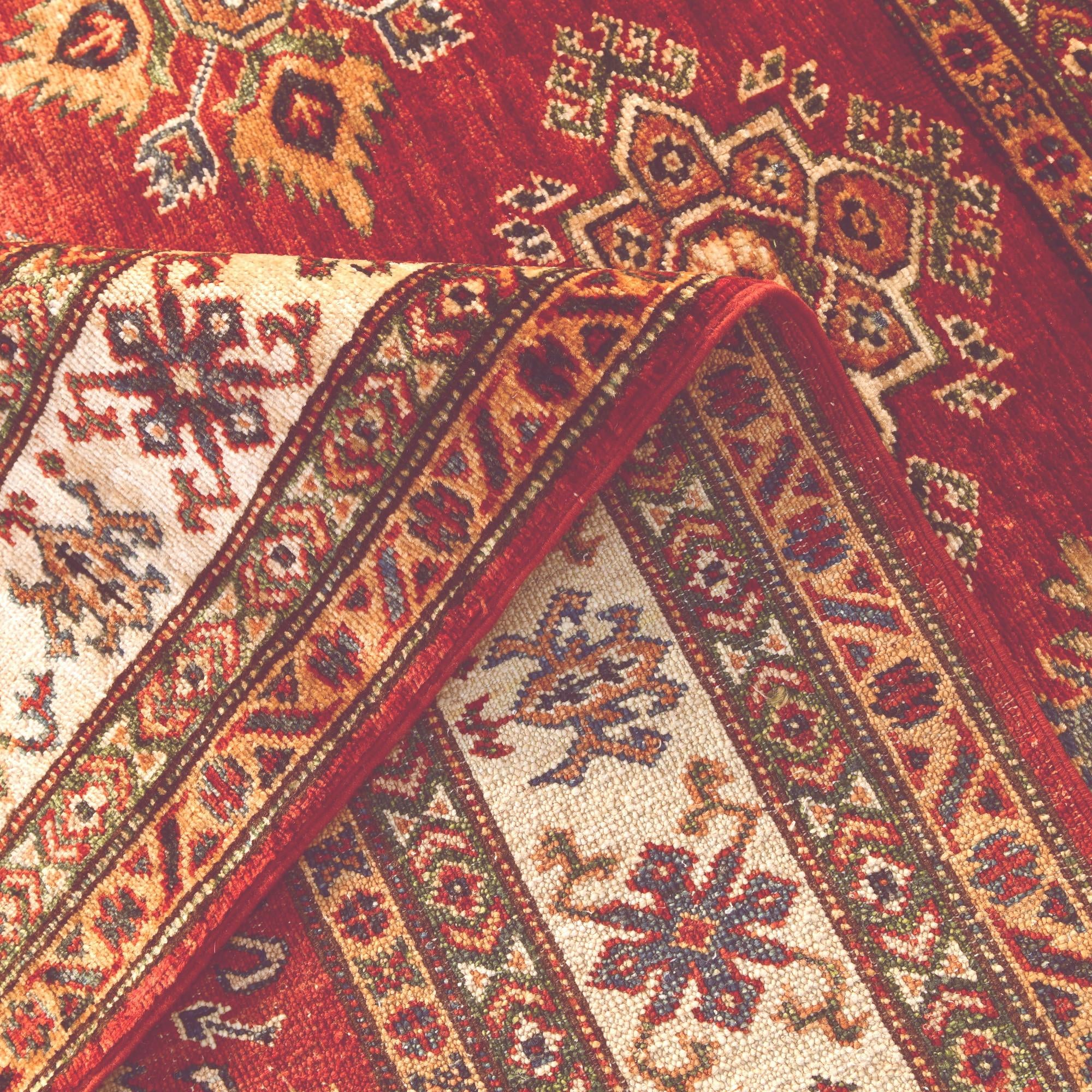 5' x 6' 8 Hand Knotted Kazak Rug