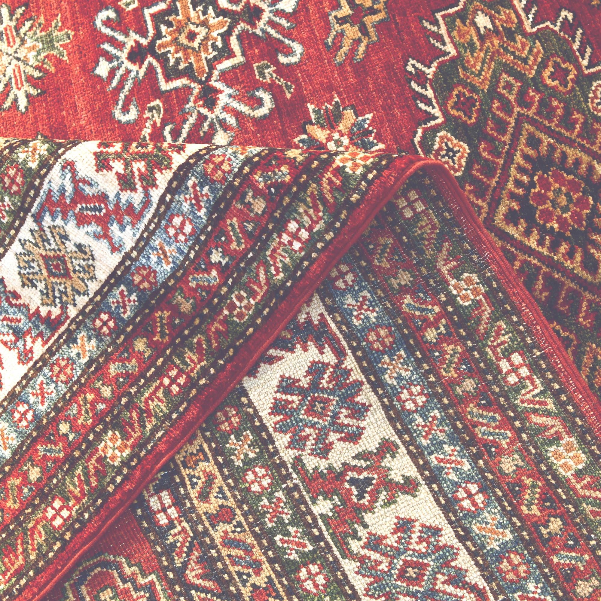 4' 11 x 6' 10 Hand Knotted Kazak Rug