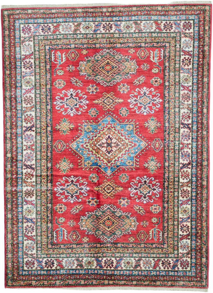 4' 11 x 6' 10 Hand Knotted Kazak Rug