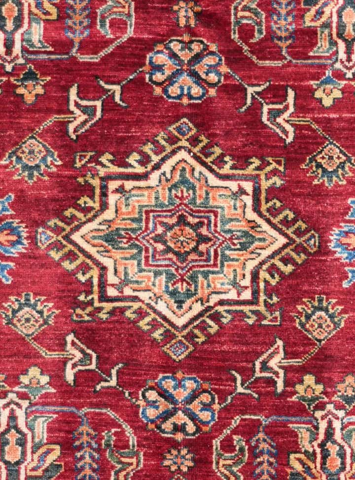 5' x 6' 11 Hand Knotted Kazak Rug