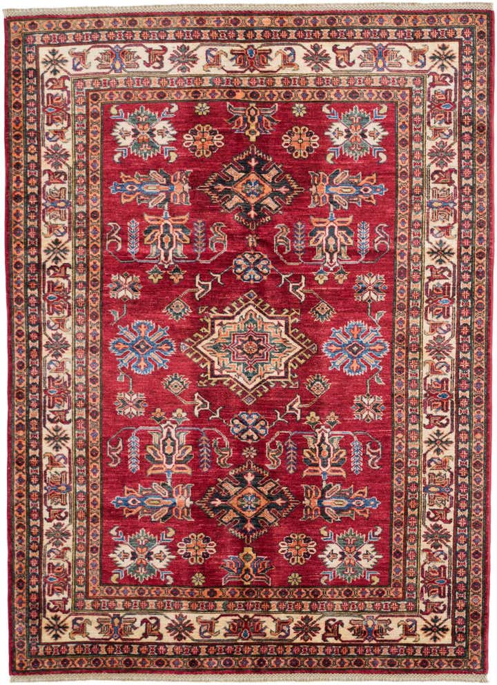 5' x 6' 11 Hand Knotted Kazak Rug