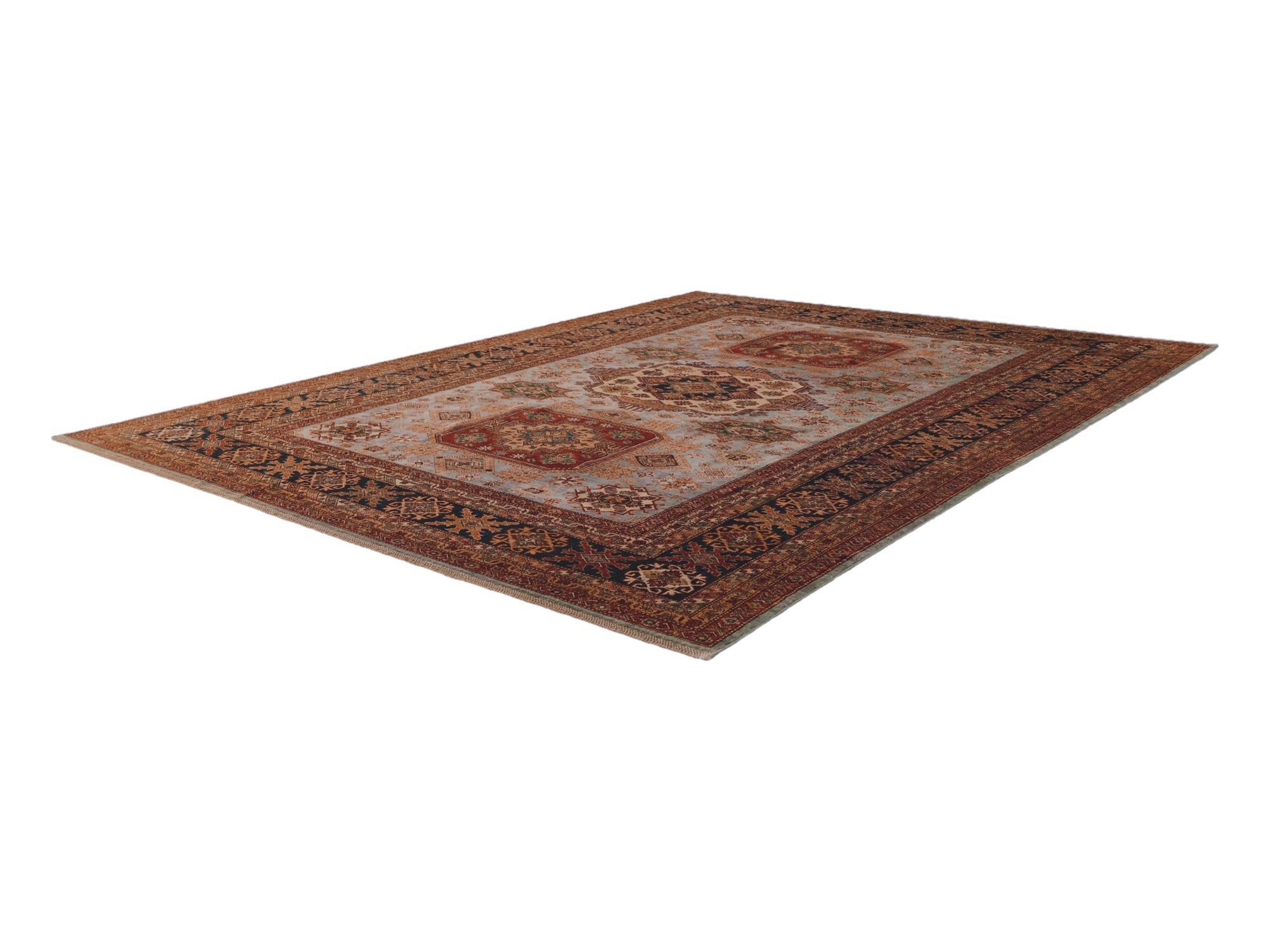 10' 2 x 13' 3 Hand Knotted Kazak Rug