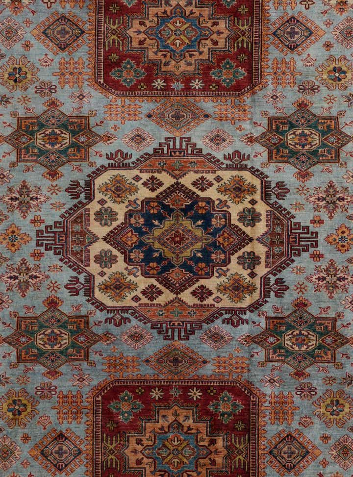 10' 2 x 13' 3 Hand Knotted Kazak Rug