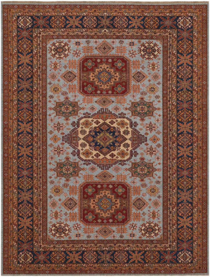 10' 2 x 13' 3 Hand Knotted Kazak Rug