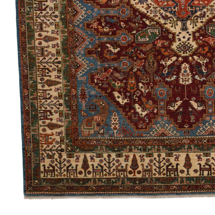 Detail image of 8' x 10' 2 Hand Knotted Kazak Rug