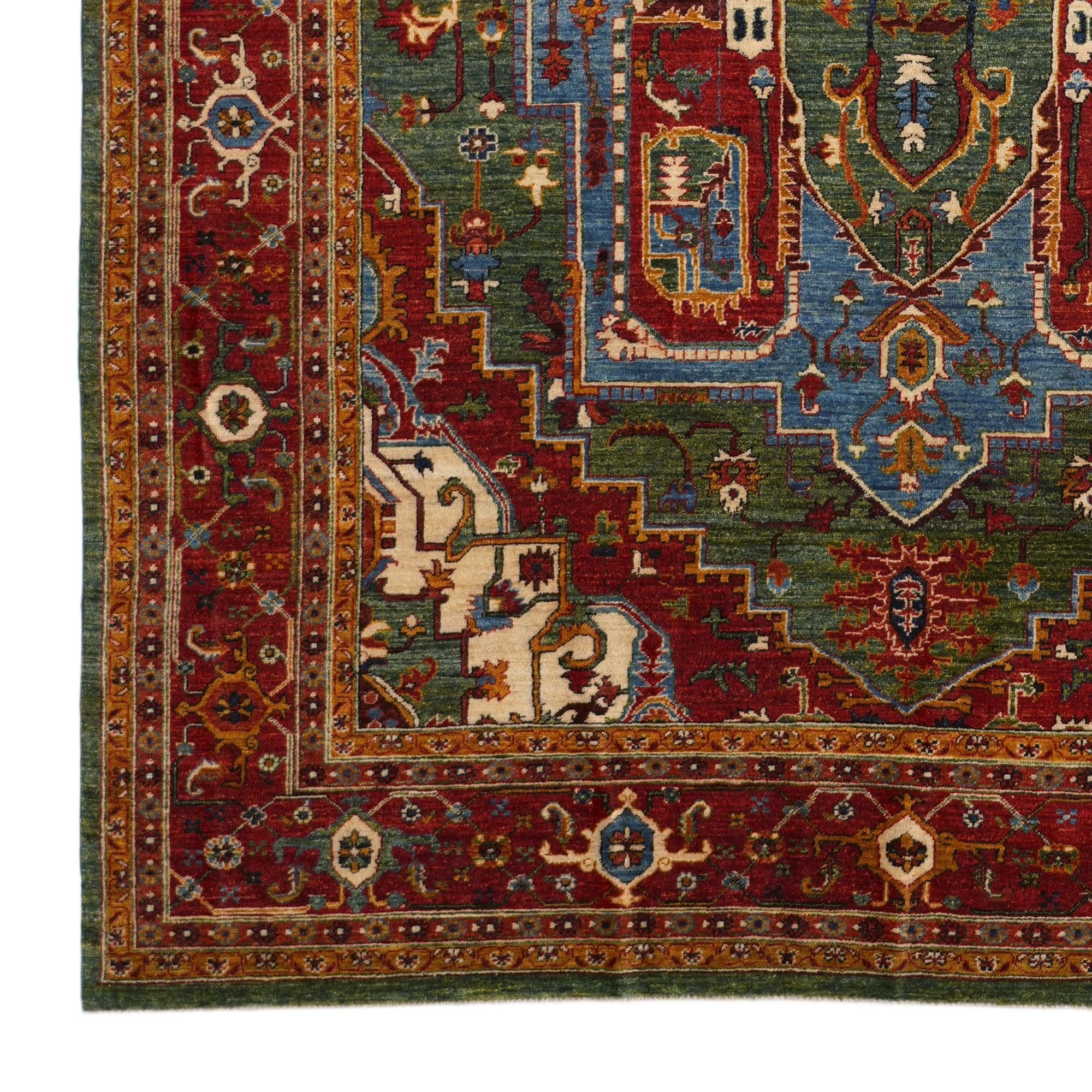 8' 2 x 11' 3 Hand Knotted Kazak Rug