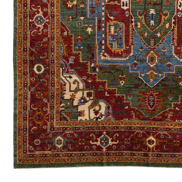 Detail image of 8' 2 x 11' 3 Hand Knotted Kazak Rug