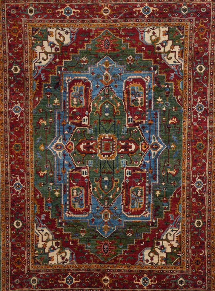 8' 2 x 11' 3 Hand Knotted Kazak Rug