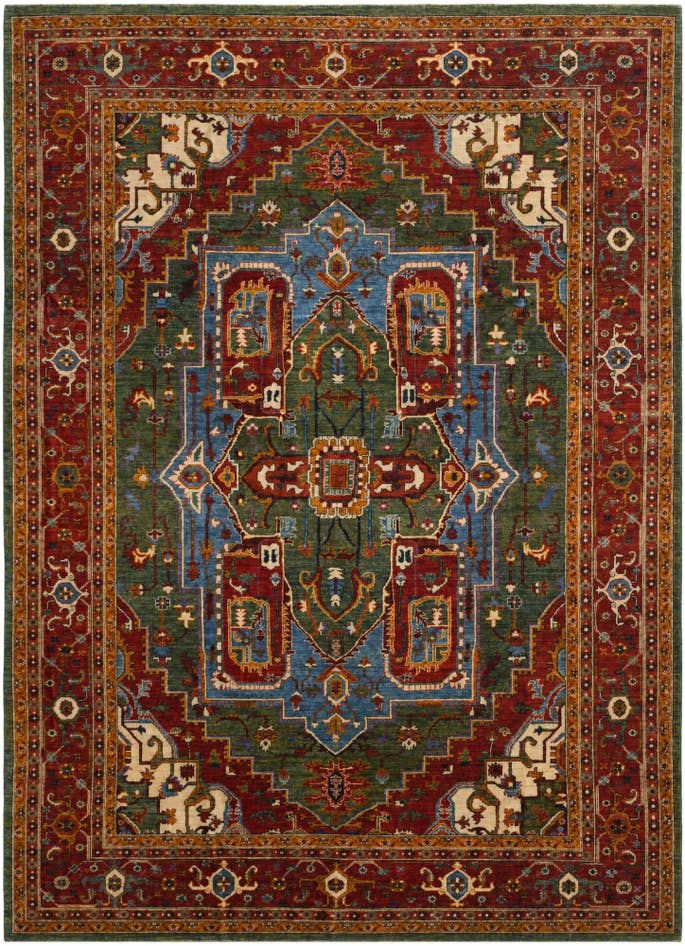 Detail image of 250cm x 340cm anudado a mano Kazak Alfombra
