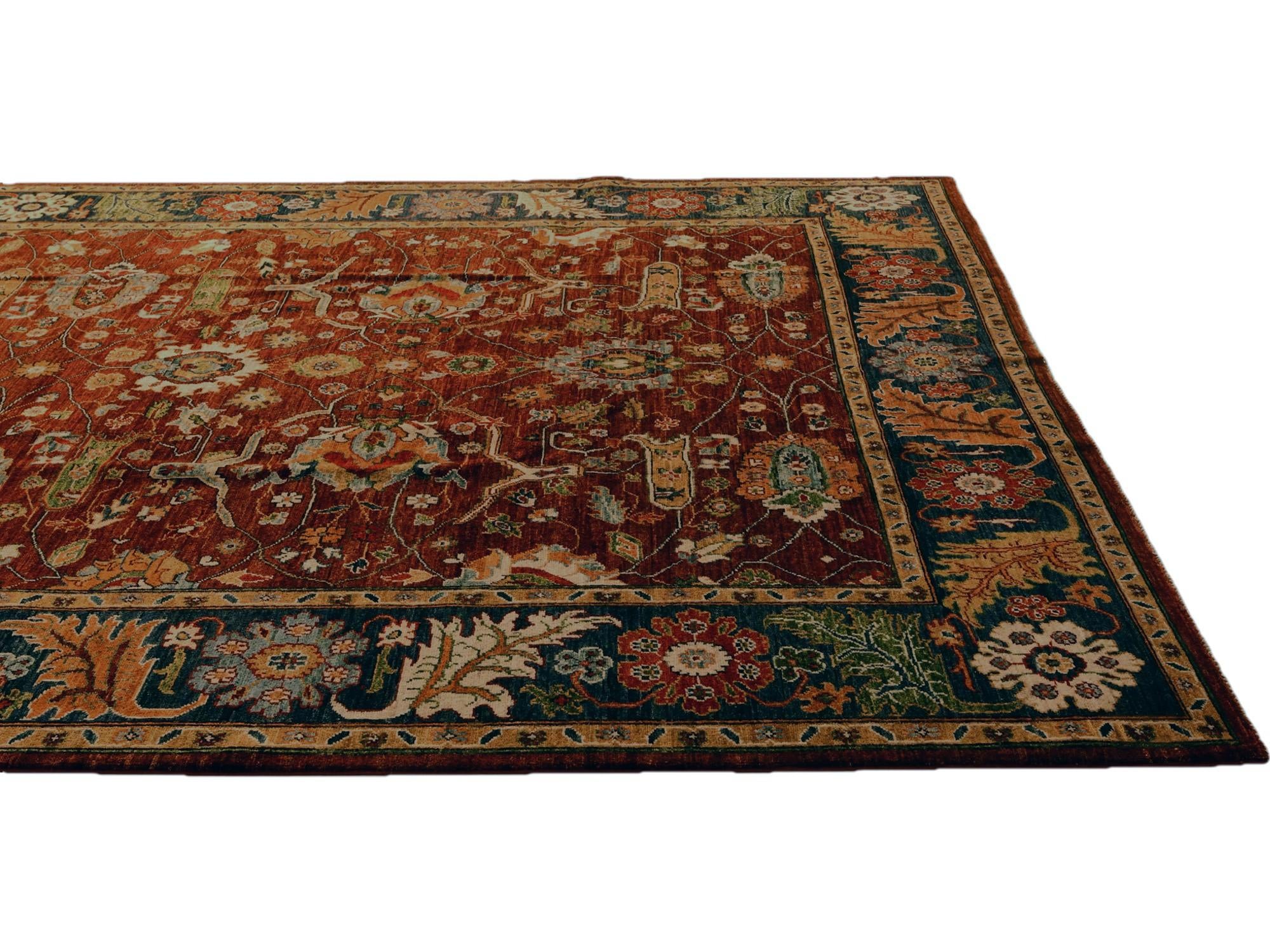 8' x 10' 2 Hand Knotted Kazak Rug