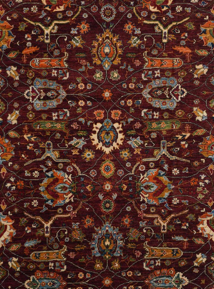 8' x 10' 2 Hand Knotted Kazak Rug