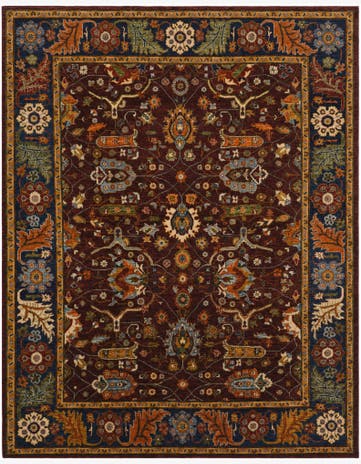 8' x 10' 2 Hand Knotted Kazak Rug