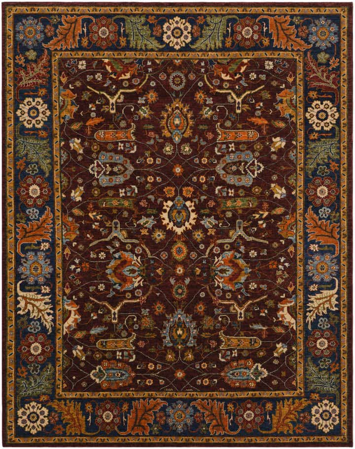 8' x 10' 2 Hand Knotted Kazak Rug