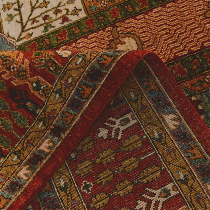 Detail image of 8' x 10' Hand Knotted Kazak Rug