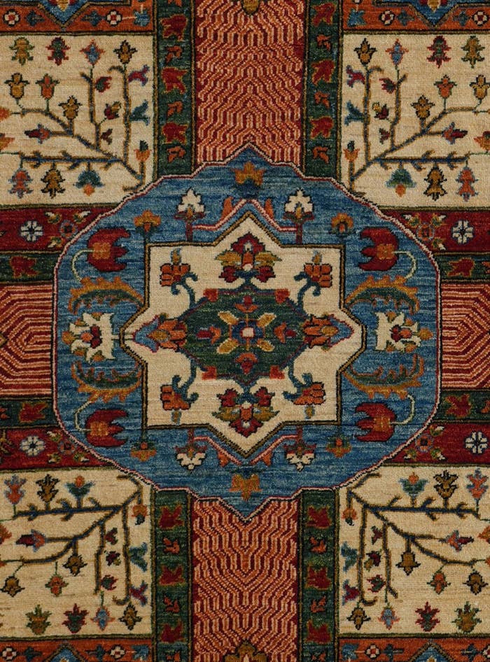 Detail image of 8' x 10' Hand Knotted Kazak Rug
