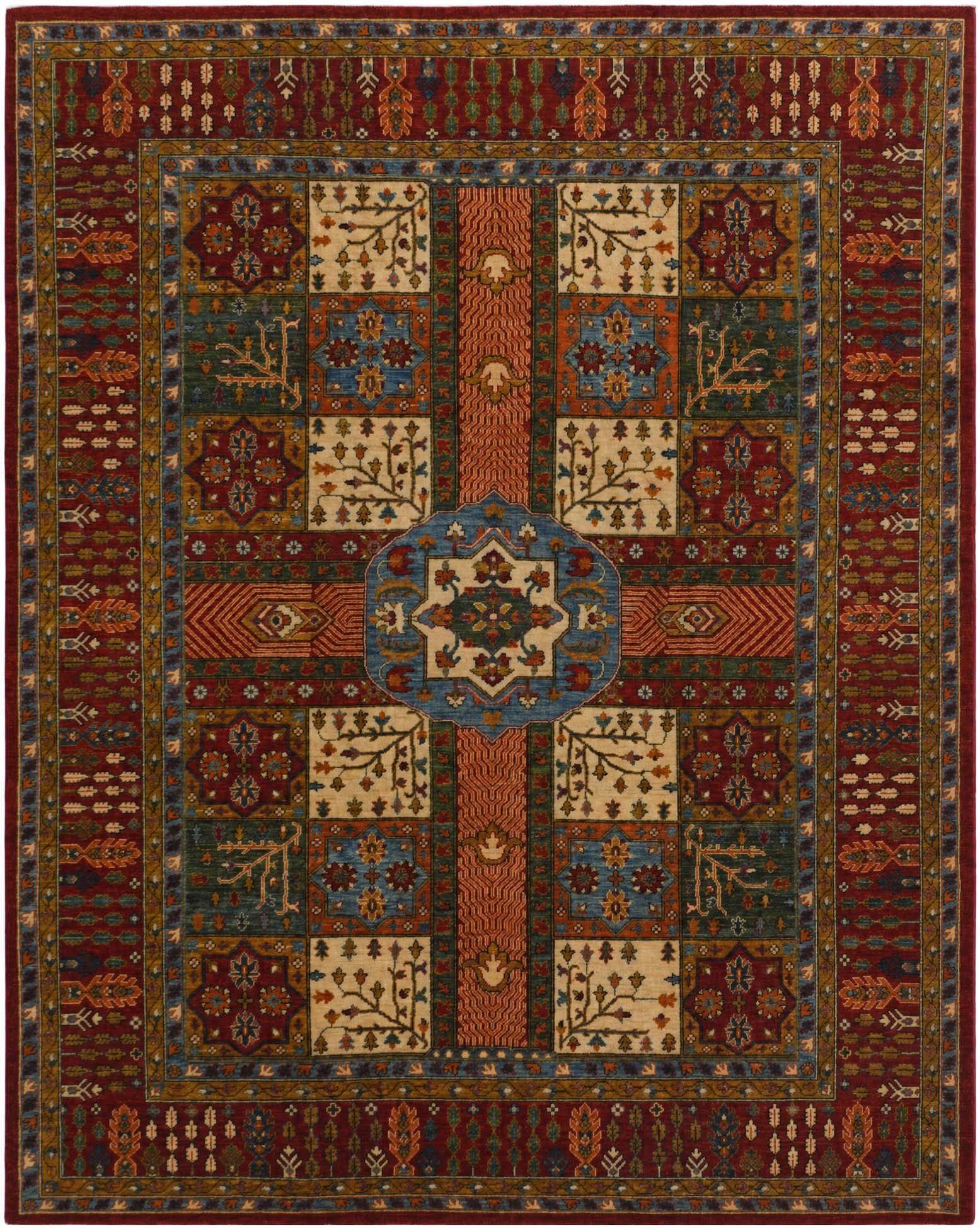 8' x 10' Hand Knotted Kazak Rug