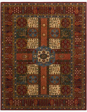 8' x 10' Hand Knotted Kazak Rug