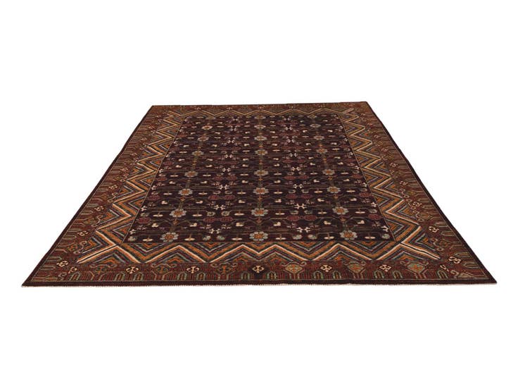 Detail image of 8' 10 x 11' 11 Hand Knotted Kazak Rug
