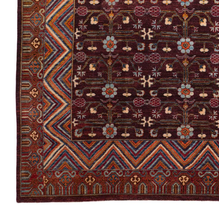Detail image of 8' 10 x 11' 11 Hand Knotted Kazak Rug