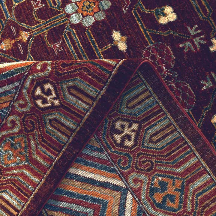 8' 10 x 11' 11 Hand Knotted Kazak Rug