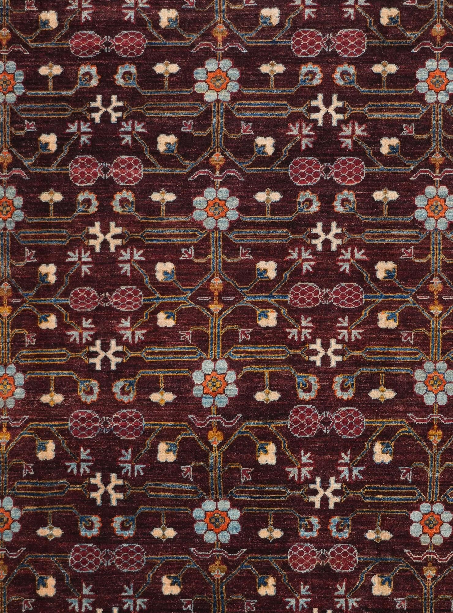 8' 10 x 11' 11 Hand Knotted Kazak Rug