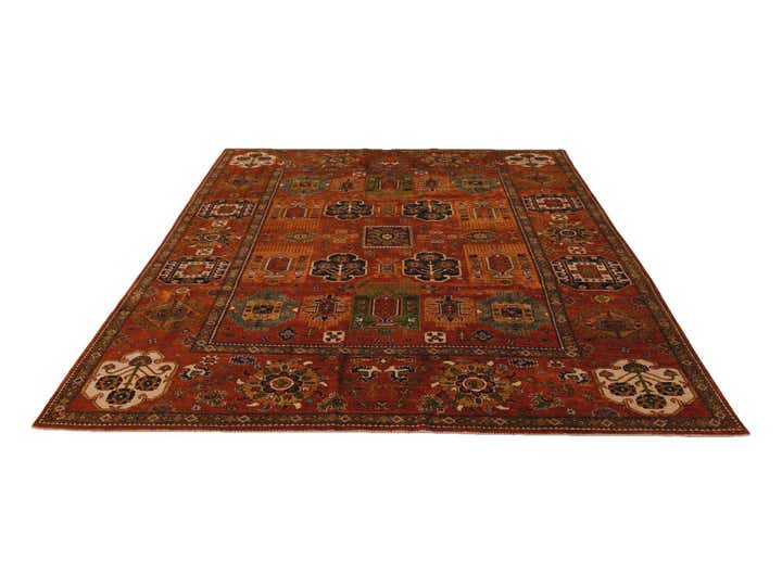 8' 11 x 11' 9 Hand Knotted Kazak Rug