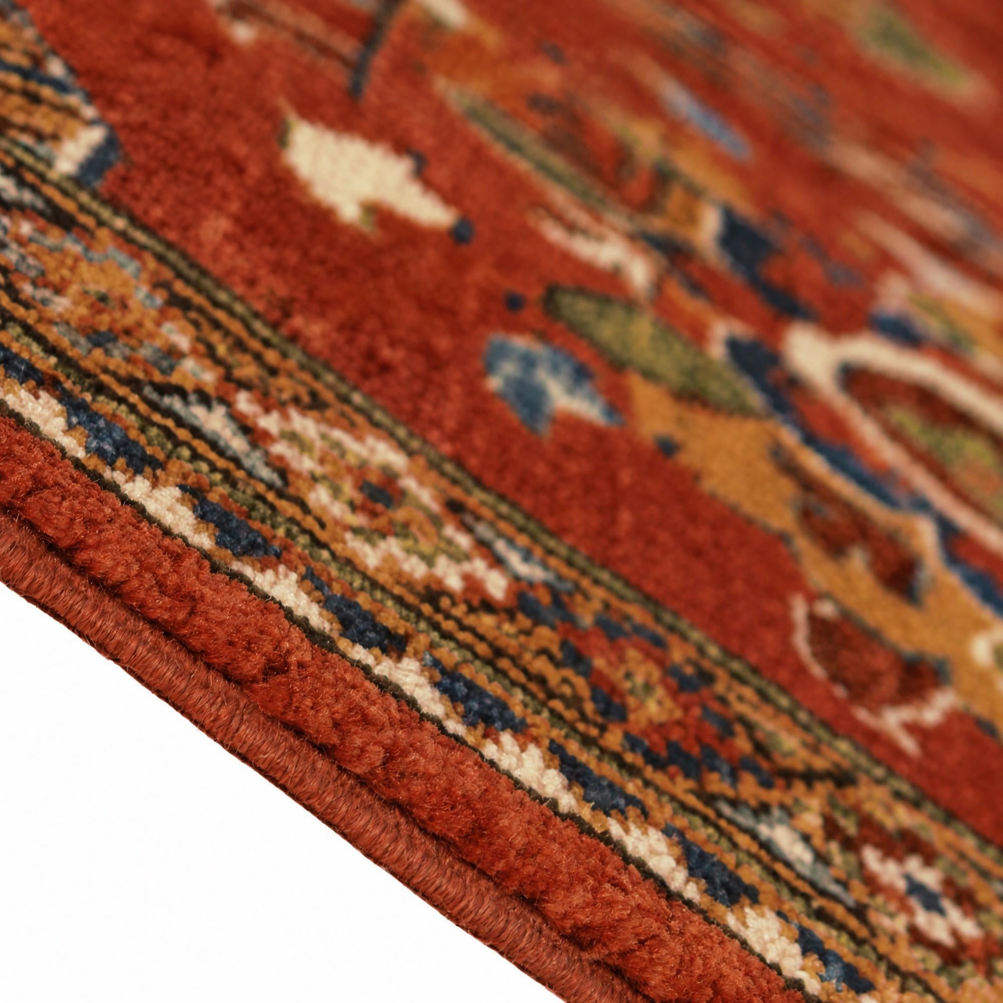 8' 11 x 11' 9 Hand Knotted Kazak Rug