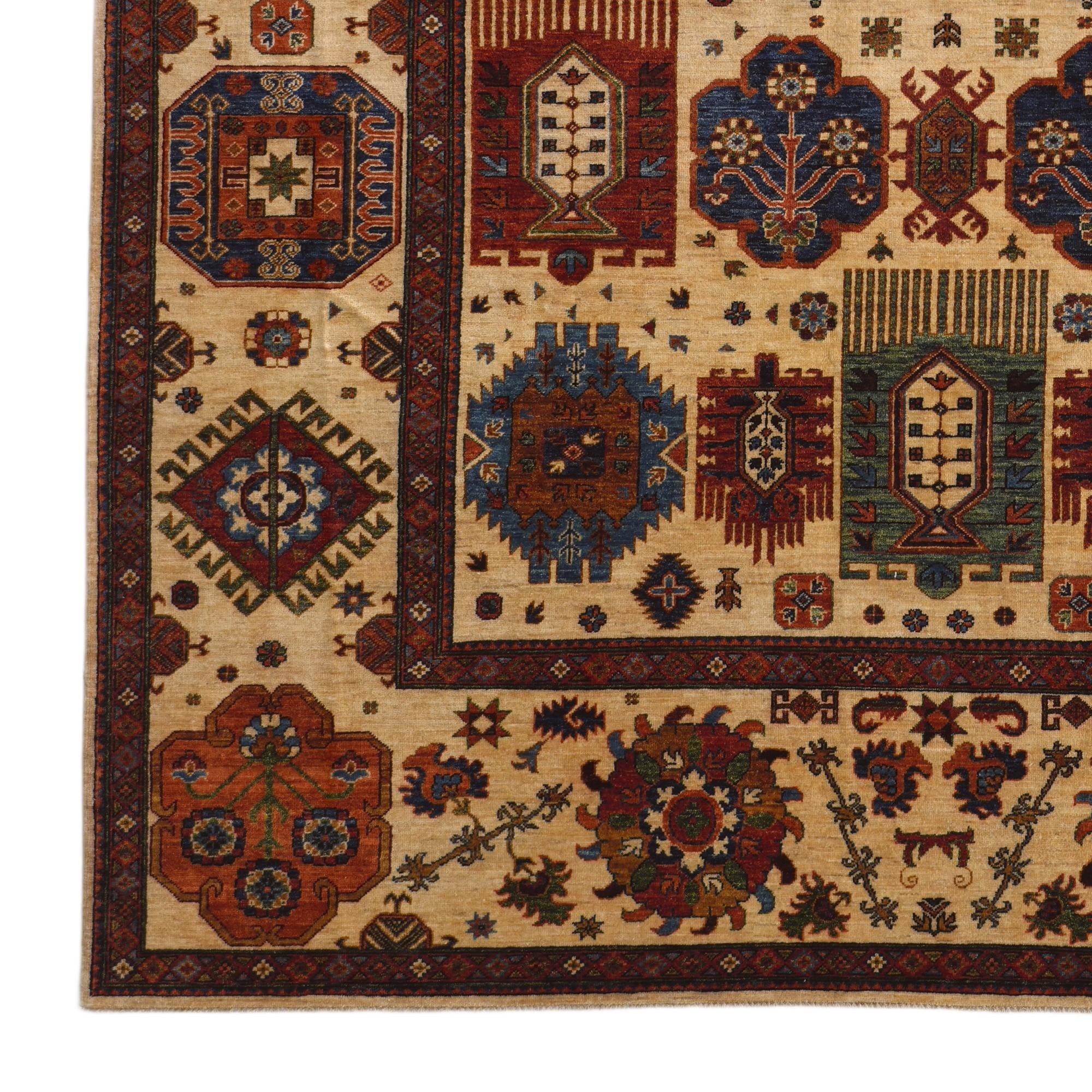 9' 2 x 11' 8 Hand Knotted Kazak Rug