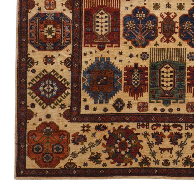 Detail image of 9' 2 x 11' 8 Hand Knotted Kazak Rug