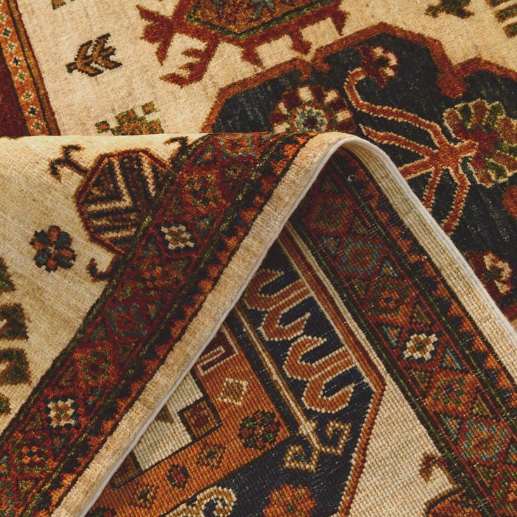 Detail image of 9' 2 x 11' 8 Hand Knotted Kazak Rug
