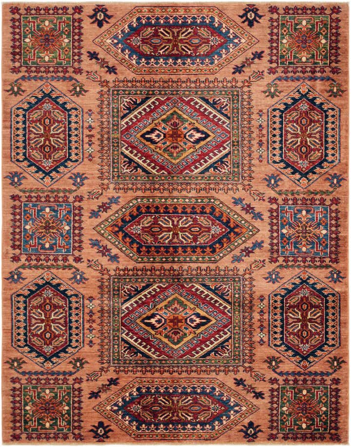5' x 6' 5 Hand Knotted Kazak Rug