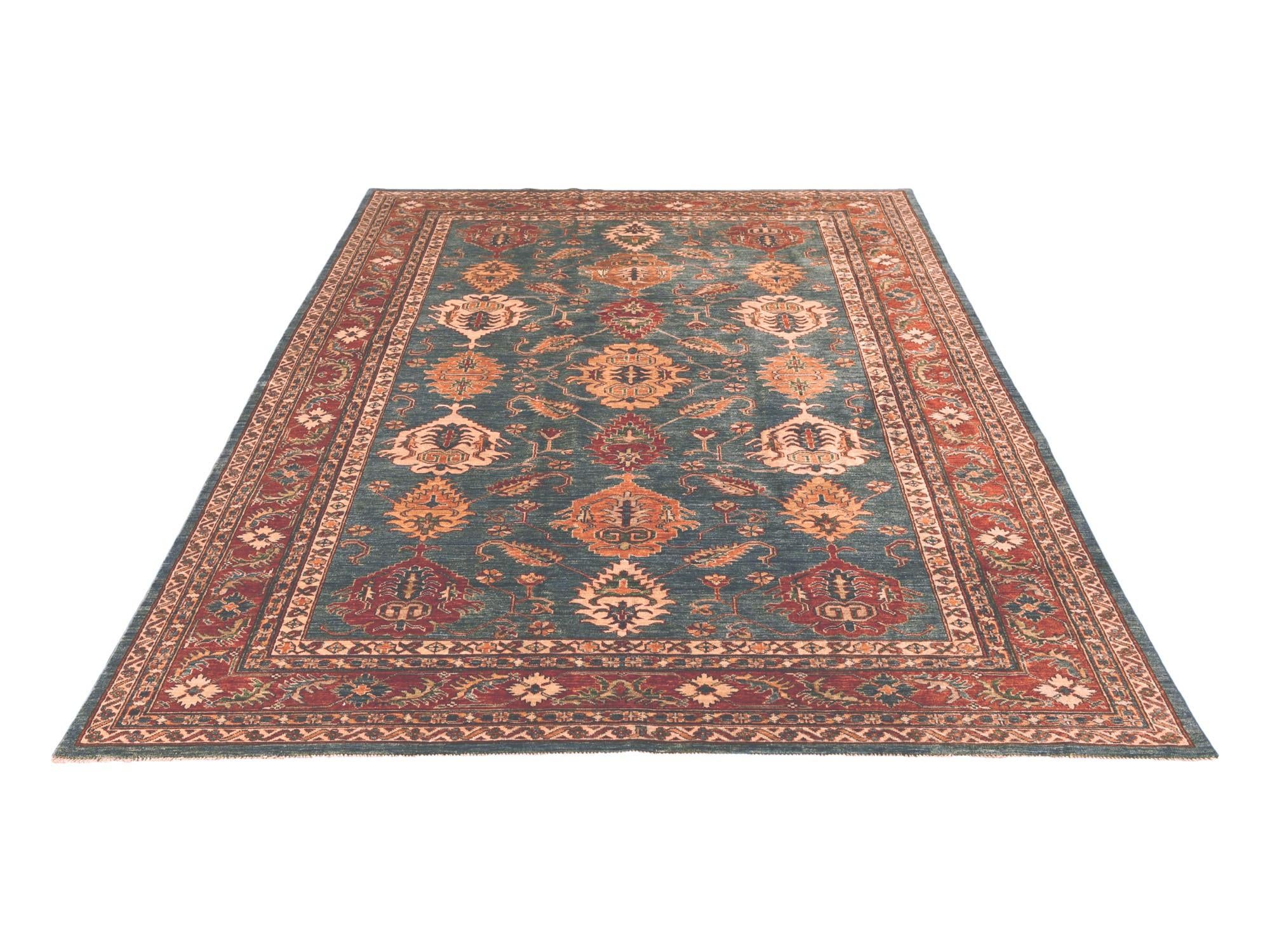 6' 5 x 9' 10 Hand Knotted Kazak Rug