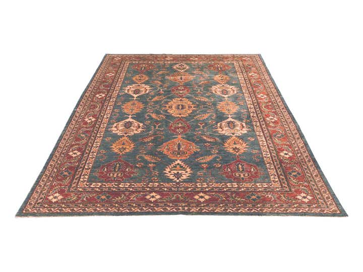 6' 5 x 9' 10 Hand Knotted Kazak Rug