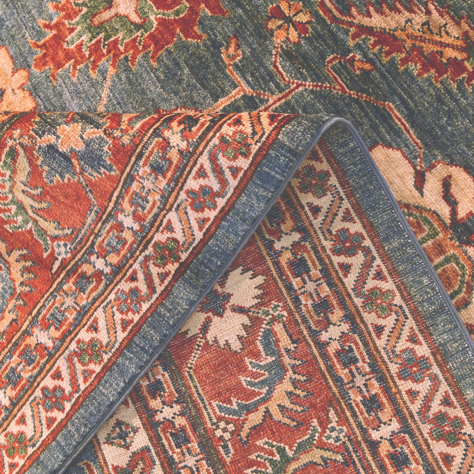 6' 5 x 9' 10 Hand Knotted Kazak Rug